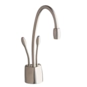 InSinkErator Indulge Instant Hot Water Dispenser, Double Handle Hot and Cold with 5-Year In-Home Warranty - Less Tank Satin Nickel