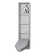 Iron-A-Way Ironing Center - 46" Built In Fixed Position Ironing Board With Storage - Right Hinged Door - Non Electric NoDoor