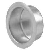 Ives 1" Diameter Brass Flush Door Pulls with 3/8" Depth - Pack of 4 Satin Nickel