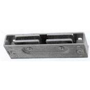 Ives Heavy Duty Self Aligning Dual Double Pole Magnetic Catch 3 1/8" x 1" x 3/16" Aluminum