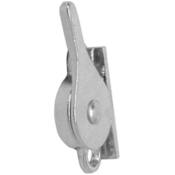 Ives Aluminum Slide Window Lock 1 3/4" x 1 1/8" Polished Brass