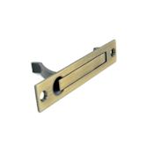 Ives Solid Brass Door Edge Pull 3-7/8" x 3/4" Satin Brass Blackened