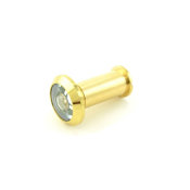 Ives One-Way Wide Angle Door Viewer Polished Brass