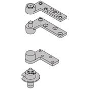 Ives Commercial Series 3/4 Inch Left Handed Offset Pivot Hinge Satin Chrome