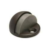Ives Cast Brass Floor Door Stop 1" Overall Height 1 3/4" Diameter Base Oil Rubbed Bronze