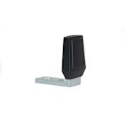 Ives Burnished Wrought Steel Floor Door Stop for Undercut Doors up to 1 1/2" Zinc Plated