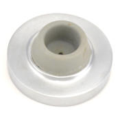 Ives Commercial Series 1-1/4" Wall Mounted Concave Bumper Door Stop Satin Chrome