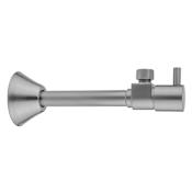 Jaclo Quarter Turn Ceramic Disc Angle Pattern 1/2" Copper (Sweat Fit) x 3/8" O.D. Supply Valve with Contempo Lever Handle Oil-Rubbed Bronze