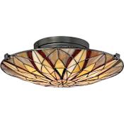 James Allan Chambers 2 Light 17" Wide Flush Mount Ceiling Fixture Valiant Bronze