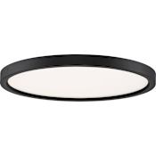 James Allan Randolph 15" Wide LED Flush Mount Ceiling Fixture Oil Rubbed Bronze
