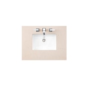 James Martin Vanities 30" Quartz Vanity Top with 3 Faucet Holes Eternal Marfil