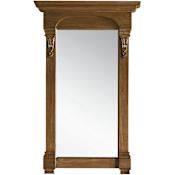 James Martin Vanities Brookfield 26" W x 41-5/16" H Transitional Rectangular Wood Framed Bathroom Wall Mirror Country Oak