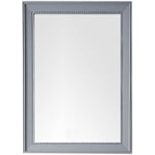 James Martin Vanities Bristol 29" W x 40" H Rectangular Wood Framed Bathroom Wall Mirror Silver Gray