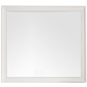 James Martin Vanities Bristol 44" W x 40" H Rectangular Wood Framed Bathroom Wall Mirror Bright White