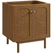 James Martin Vanities Laurent 30" Free Standing Single Basin Poplar Wood Vanity, USB Port(s), and Electrical Outlet(s) Honey Oak