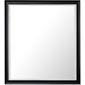 James Martin Vanities Glenbrooke 36" W x 40" H Transitional Rectangular Wood Framed Bathroom Wall Mirror Black Onyx