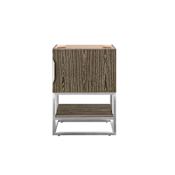 James Martin Vanities Columbia 24" Single Free Standing Vanity Cabinet - Less Vanity Top Ash Gray