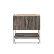 James Martin Vanities Columbia 32" Single Free Standing Vanity Cabinet - Less Vanity Top Ash Gray