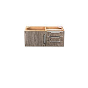 James Martin Vanities Columbia 36" Single Wall Mounted Vanity Cabinet - Less Vanity Top Ash Gray