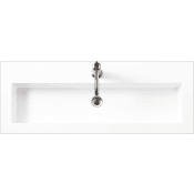 James Martin Vanities 40" Stone Composite Vanity Top White Gloss