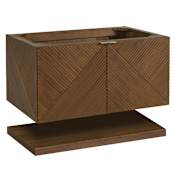 James Martin Vanities Marcello 36" Single Wall Mounted Vanity Cabinet - Less Vanity Top Chestnut