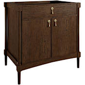 James Martin Vanities Kinnsden 36" Free Standing Single Basin Oak Wood Vanity, USB Port(s), and Electrical Outlet(s) Sable Oak