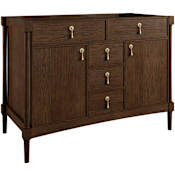 James Martin Vanities Kinnsden 48" Free Standing Single Basin Oak Wood Vanity, USB Port(s), and Electrical Outlet(s) Sable Oak