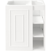 James Martin Vanities Alicante' 24" Wall Mounted Single Basin Hardwood Vanity Cabinet Only Glossy White