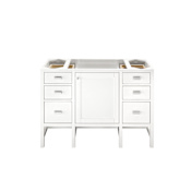 James Martin Vanities Addison 48" Single Basin Hardwood Vanity Cabinet Only Glossy White