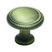 Jamison Collection 1-3/16 Inch Mushroom Cabinet Knob Satin Brass