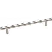Jamison Collection 17 Inch Center to Center Bar Cabinet Pull Satin Nickel