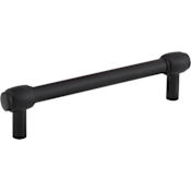 Jeffrey Alexander Hayworth 5-1/16" (128mm) Center to Center Modern Industrial Pipe Bar Style Cabinet Handle / Drawer Bar Pull Matte Black