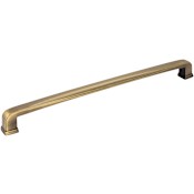 Jeffrey Alexander Milan 12" Center to Center Elegant Classic Appliance Handle / Pull Brushed Antique Brass