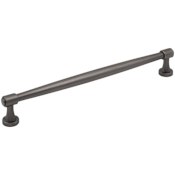 Jeffrey Alexander Jules 8-13/16" (224mm) Center to Center Elegant Tapered Cabinet Bar Handle / Drawer Bar Pull Brushed Pewter