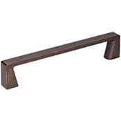 Jeffrey Alexander Boswell 5-1/16" (128mm) Center to Center Modern Square Cabinet Handle / Drawer Pull Brushed Oil Rubbed Bronze
