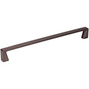 Jeffrey Alexander Boswell 8-13/16" Center to Center Modern Angled Square Cabinet Handle / Drawer Pull Brushed Oil Rubbed Bronze