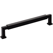 Jeffrey Alexander Nash 6-1/4 Inch Center to Center Bar Cabinet Pull Matte Black