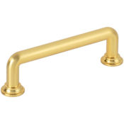 Jeffrey Alexander Davis 3-3/4 Inch Center to Center Handle Cabinet Pull Brushed Gold