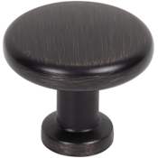 Jeffrey Alexander Weser 1-3/8 Inch Mushroom Cabinet Knob Brushed Oil Rubbed Bronze