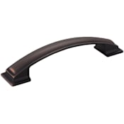 Jeffrey Alexander Annadale 5-1/16" (128mm) Center to Center Arch Cabinet Handle / Drawer Pull Brushed Oil Rubbed Bronze