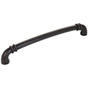 Jeffrey Alexander Marie 18" Center to Center Regal Luxury Traditional Appliance Pull / Handle with Cuff Details Brushed Oil Rubbed Bronze