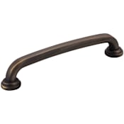 Jeffrey Alexander Bremen 1 - 5-1/16" (128mm) Center to Center Modern Industrial Angled Pipe Style Cabinet Handle / Drawer Pull Antique Brushed Satin Brass