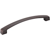 Jeffrey Alexander Merrick 6-5/16" (160 mm) Center to Center Strap Pull Arched Cabinet Handle / Drawer Pull Brushed Oil Rubbed Bronze