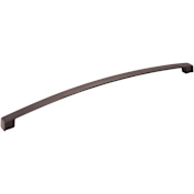 Jeffrey Alexander Merrick 12-5/8" (320 mm) Center to Center Strap Pull Arched Large Cabinet Handle / Drawer Pull Brushed Oil Rubbed Bronze