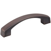 Jeffrey Alexander Merrick 3-3/4" (96 mm) Center to Center Strap Pull Arched Cabinet Handle / Drawer Pull Brushed Oil Rubbed Bronze