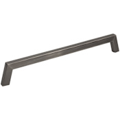 Jeffrey Alexander Ivan 12" Center to Center Angled Arch Appliance Handle / Appliance Pull Brushed Pewter