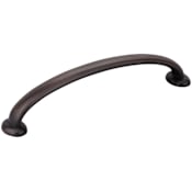 Jeffrey Alexander Hudson 5-1/16" (128mm) Center to Center Smooth Arch Cabinet Handle / Drawer Pull Brushed Oil Rubbed Bronze