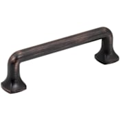 Jeffrey Alexander Griffin 3-3/4" (96mm) Center to Center Modern Industrial Farmhouse Cabinet Handle / Drawer Pull Brushed Oil Rubbed Bronze