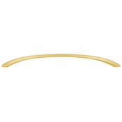 Jeffrey Alexander Wheeler 18" Center to Center Transitional Beveled Arch Bow Appliance Handle / Pull Brushed Gold