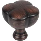 Jeffrey Alexander Southerland 1-1/2" Wide Designer Quatrefoil Rounded Square Cabinet Knob / Drawer Knob Brushed Oil Rubbed Bronze
